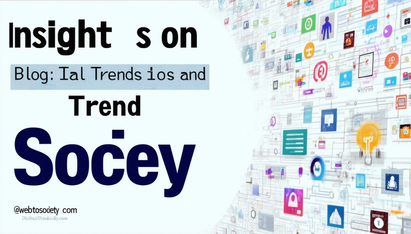About @webtosociety.com Blog: Insights on Digital Trends and Society